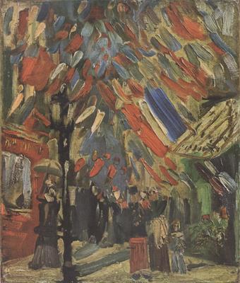 Vincent Van Gogh The Fourteenth of July Celebration in Paris (nn04) Germany oil painting art